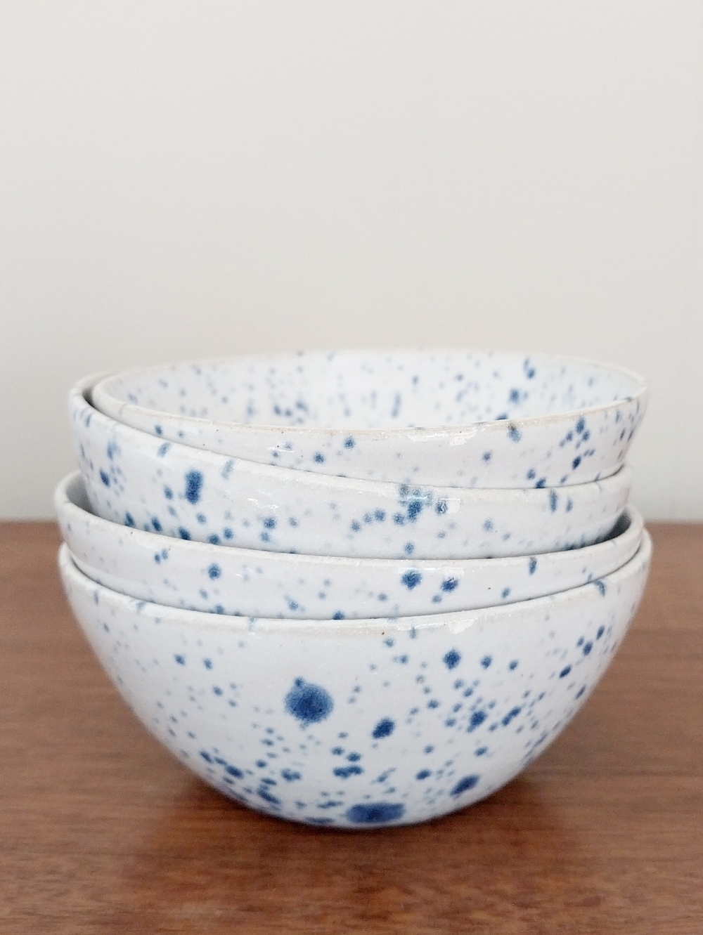 Set Of 4 Seagrove Pottery Prep Bowls - Picture 6 of 7